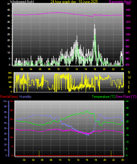 24 Hour Graph for Day 10