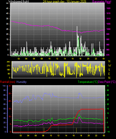 24 Hour Graph for Day 10