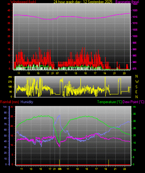 24 Hour Graph for Day 12