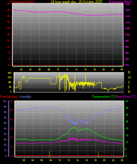 24 Hour Graph for Day 20