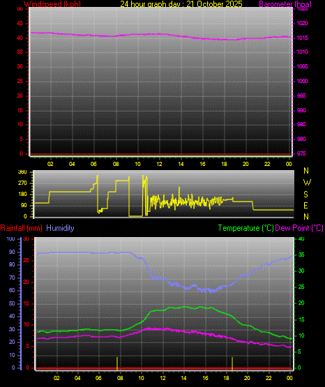 24 Hour Graph for Day 21