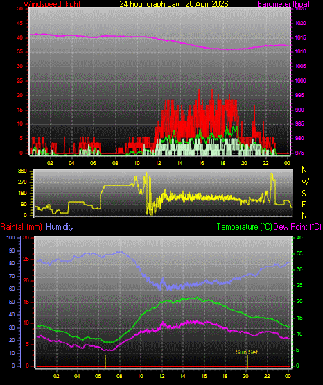 24 Hour Graph for Day 20