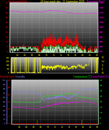 24 Hour Graph for Day 11
