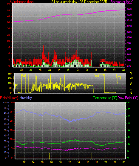 24 Hour Graph for Day 08