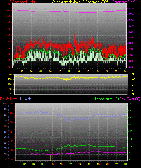 24 Hour Graph for Day 10