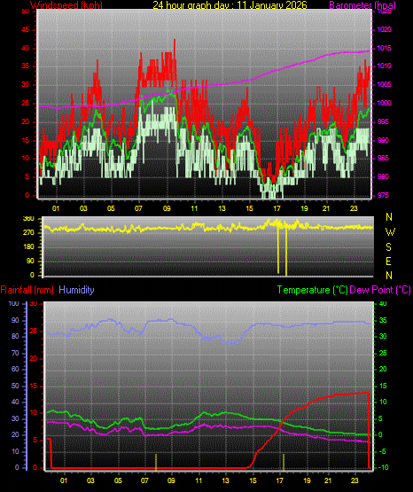 24 Hour Graph for Day 11