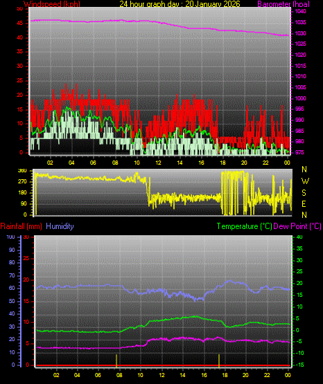 24 Hour Graph for Day 20