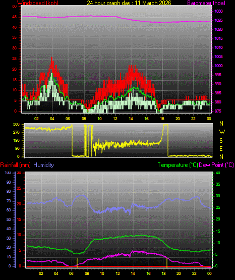24 Hour Graph for Day 11