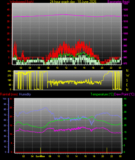 24 Hour Graph for Day 10