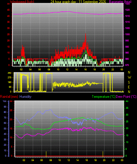 24 Hour Graph for Day 11
