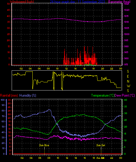 24 Hour Graph for Day 11