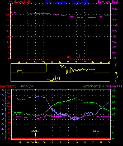 24 Hour Graph for Day 11