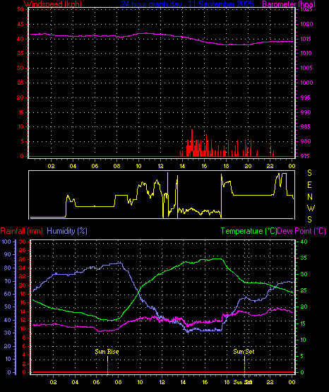 24 Hour Graph for Day 11