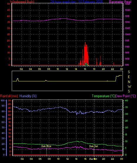 24 Hour Graph for Day 10