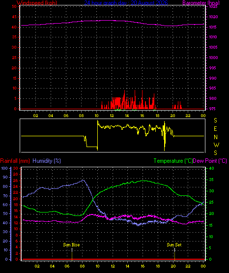 24 Hour Graph for Day 20