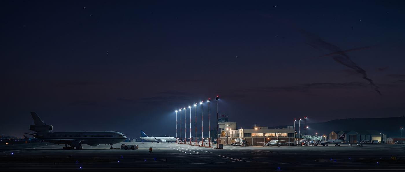 Πανοραμική θέα — Αεροδρόμιο, Χρυσούπολη LGKV
