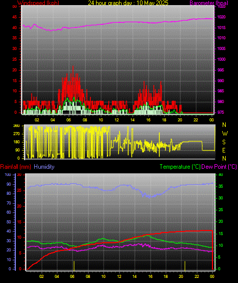 24 Hour Graph for Day 10
