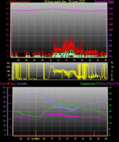 24 Hour Graph for Day 10