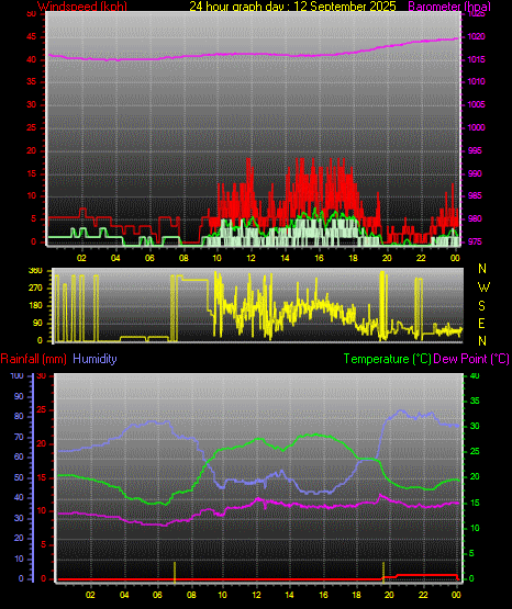 24 Hour Graph for Day 12