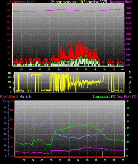 24 Hour Graph for Day 19