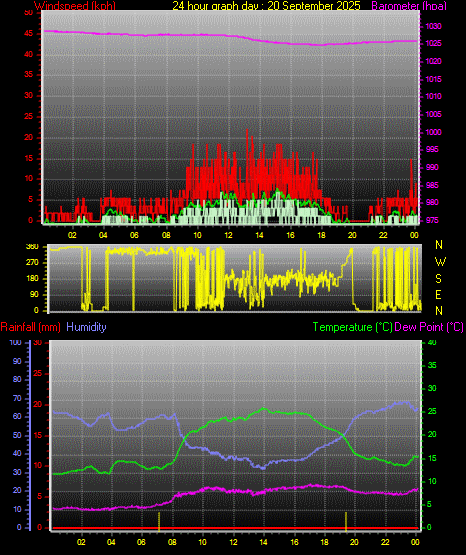 24 Hour Graph for Day 20