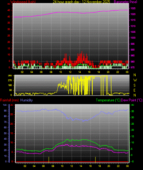 24 Hour Graph for Day 12