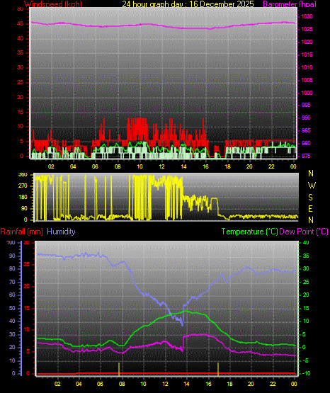 24 Hour Graph for Day 16