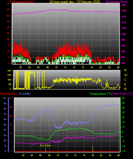 24 Hour Graph for Day 19