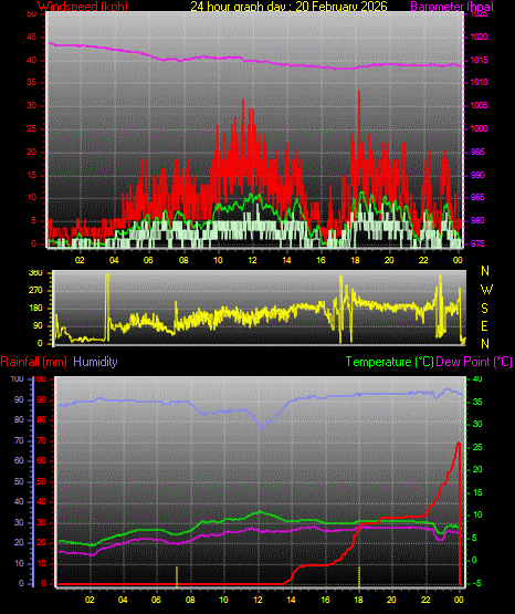 24 Hour Graph for Day 20