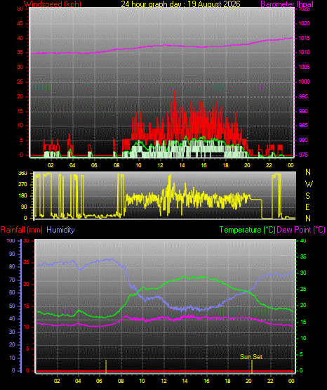 24 Hour Graph for Day 19
