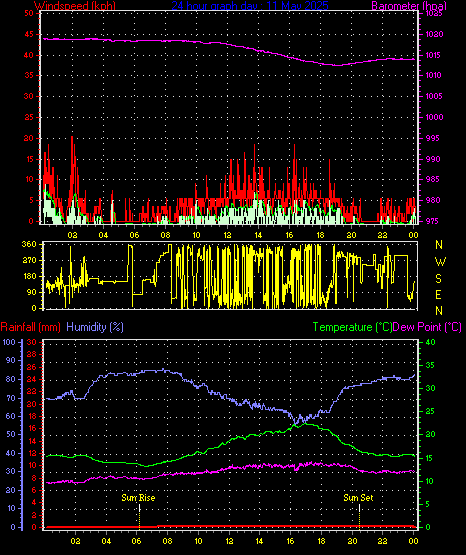24 Hour Graph for Day 11