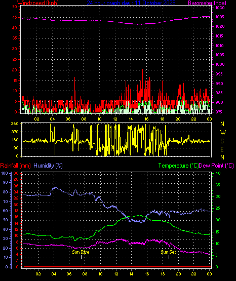 24 Hour Graph for Day 11
