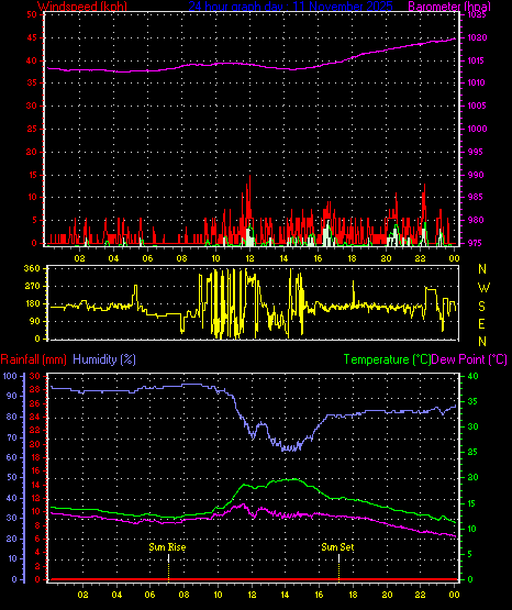 24 Hour Graph for Day 11