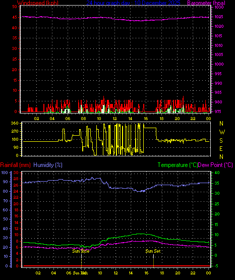 24 Hour Graph for Day 10