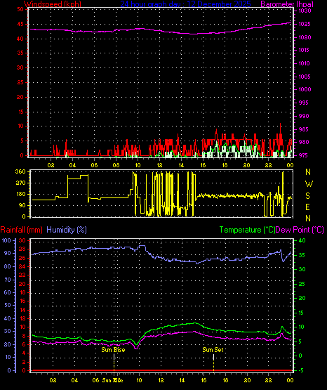 24 Hour Graph for Day 12