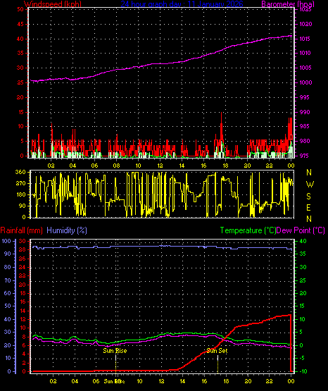 24 Hour Graph for Day 11
