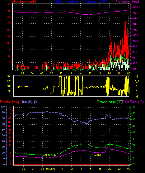 24 Hour Graph for Day 16