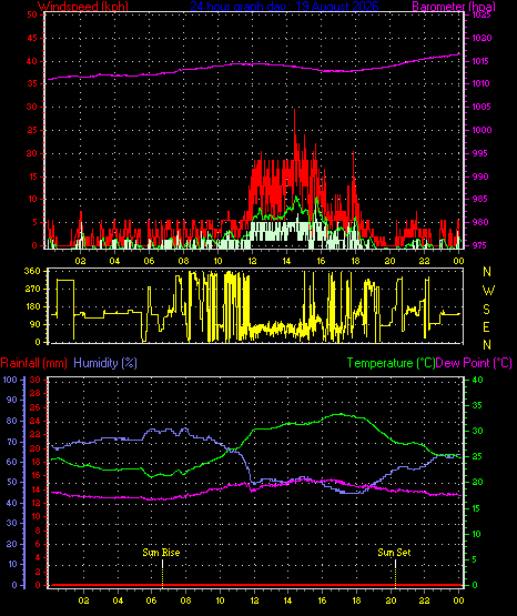 24 Hour Graph for Day 19