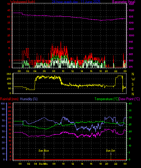 24 Hour Graph for Day 11