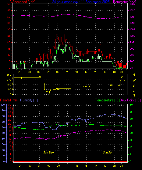 24 Hour Graph for Day 11