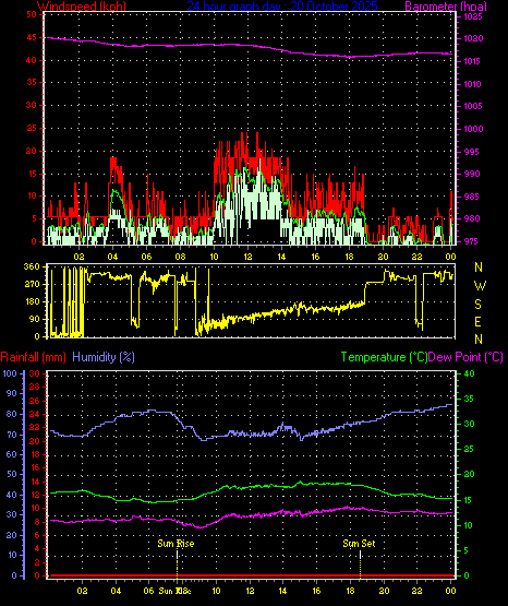 24 Hour Graph for Day 20