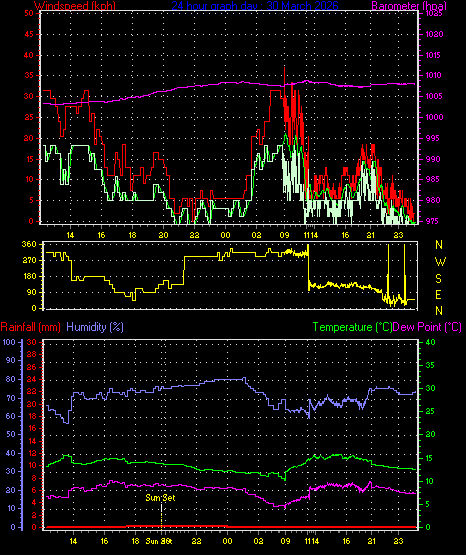 24 Hour Graph for Day 30