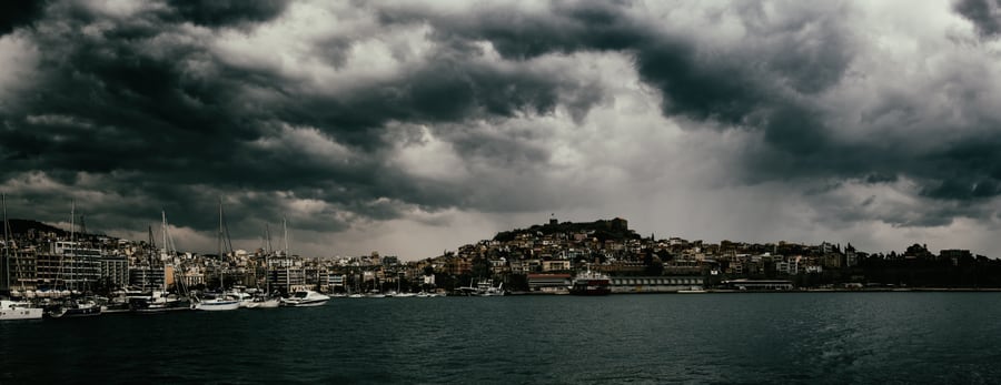 Πανοραμική θέα — Ραψάνη, Καβάλα