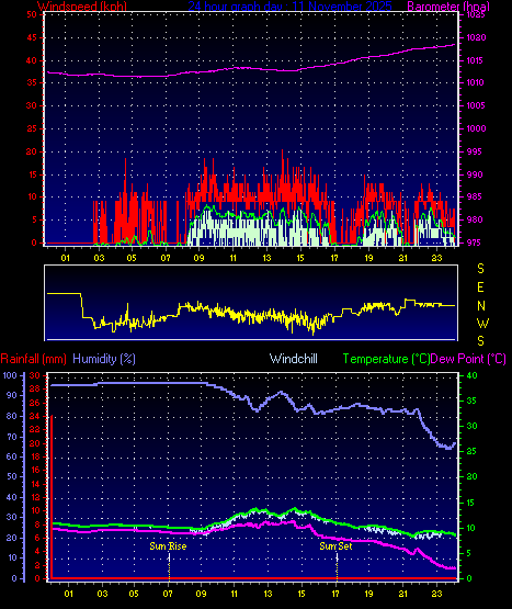 24 Hour Graph for Day 11
