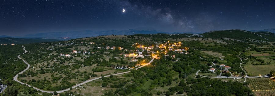Πανοραμική θέα — Βουνοχώρι, Καβάλα