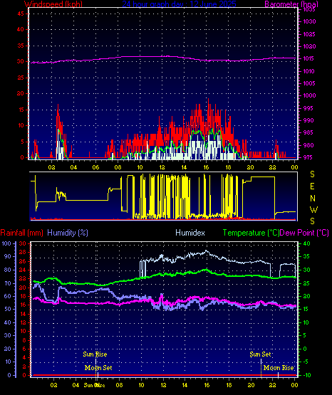 24 Hour Graph for Day 12