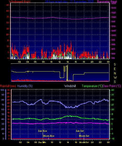 24 Hour Graph for Day 21