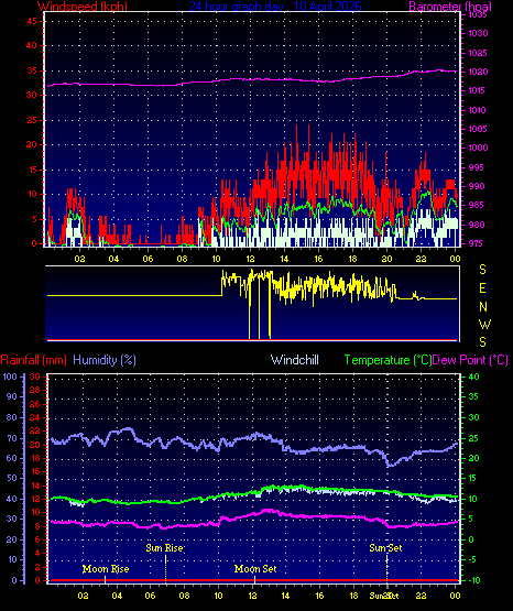 24 Hour Graph for Day 10
