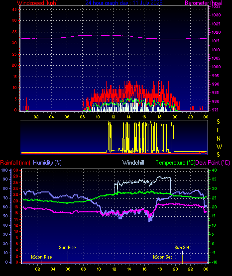 24 Hour Graph for Day 11