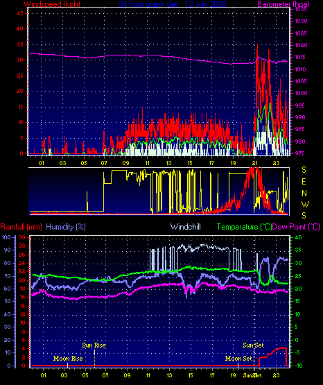 24 Hour Graph for Day 12